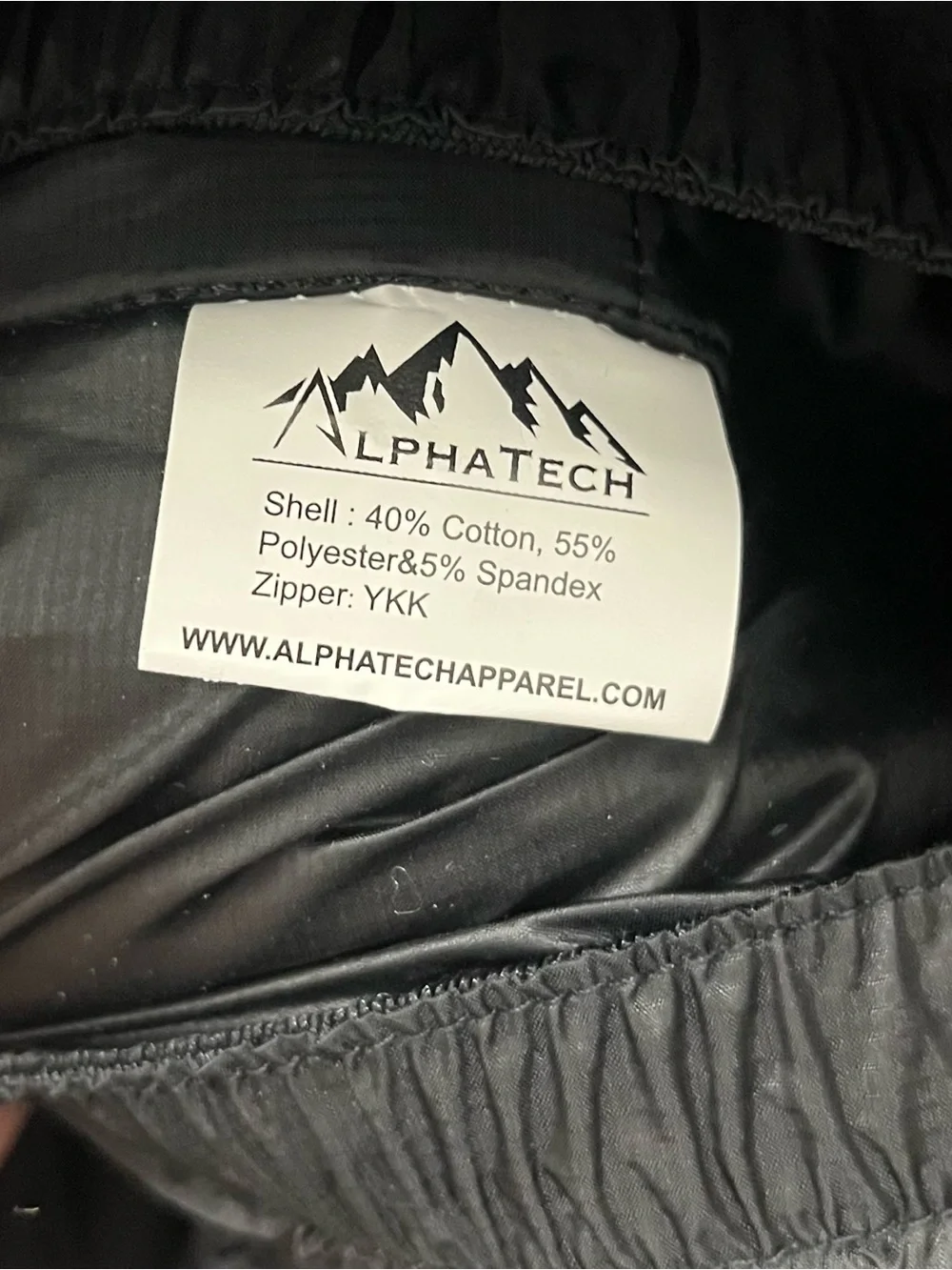 Alphatech size waterproof